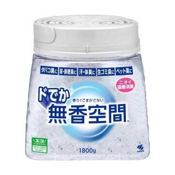 小林製薬　ドでか無香空間　　無香料　本体　１８００ｇ