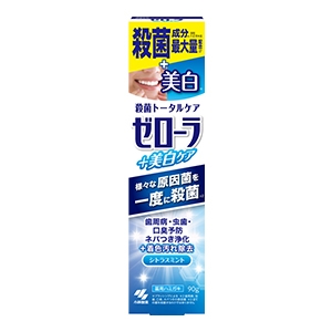 小林製薬　ゼローラ＋美白ケア　薬用ハミガキ　９０ｇ
