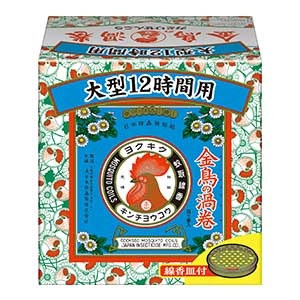 大日本除虫菊　金鳥の渦巻　大型１２時間　紙函　４０巻