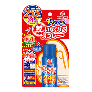 大日本徐虫菊　キンチョウ　蚊がいなくなるスプレーＶ　２５５回　無香料　２４時間　５５ｍｌ