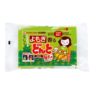 大日本除虫菊　貼れる　香るどんとＶ　よもぎ８個　使い捨てカイロ