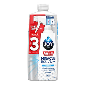 Ｐ＆Ｇ　除菌ジョイミラクル泡スプレー　微香つめかえ３回分６３０ｍｌ