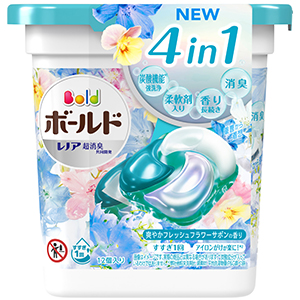 Ｐ＆Ｇ　ボールド ジェルボール４Ｄ 爽やかフレッシュフラワーサボン本体１２個入
