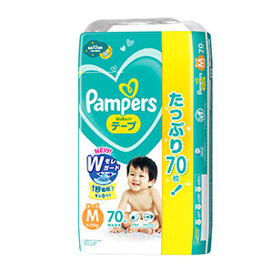 Ｐ＆Ｇ　パンパース さらさらケア テープ ウルトアジャンボＭサイズ７０枚