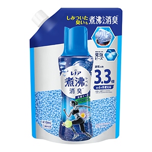 Ｐ＆Ｇ　レノア煮沸レベル 消臭抗菌ビーズ スポーツ クールリフレッシュ&シトラスの香り つめかえ超特大１４１０ｍｌ