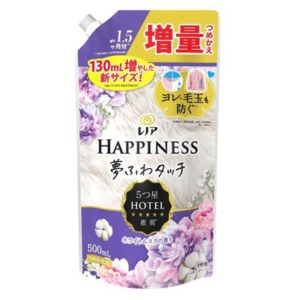 Ｐ＆Ｇ　レノアハピネス　夢ふわタッチ ホワイトムスクの香りつめかえ５００ｍｌ
