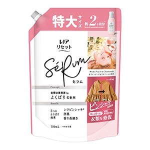 【数量限定】Ｐ＆Ｇ　レノア リセット セラム 柔軟剤 ホワイトピーチ＆カモミールの香り つめかえ特大７５０ｍｌ
