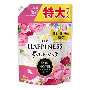 Ｐ＆Ｇ　レノアハピネス　夢ふわタッチ華やかに香るアンティークローズつめかえ特大７２０ｍｌ