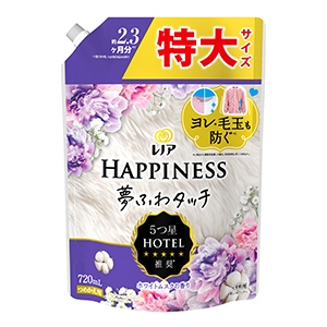 Ｐ＆Ｇ　レノアハピネス　夢ふわタッチリラックスナイトホワイトムスクの香りつめかえ特大７２０ｍｌ
