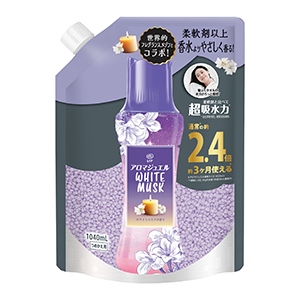 Ｐ＆Ｇ　レノア　アロマジュエル　ホワイトムスクの香りつめかえ用特大サイズ１０４０ｍｌ