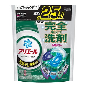 Ｐ＆Ｇ　アリエールジェルボールプロ 部屋干し用つめかえハイパージャンボ２８個
