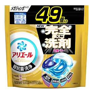 Ｐ＆Ｇ　アリエールジェルボールプロパワー つめかえメガジャンボサイズ４９個