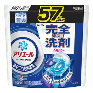 Ｐ＆Ｇ　アリエールジェルボールプロ つめかえメガジャンボサイズ５７個