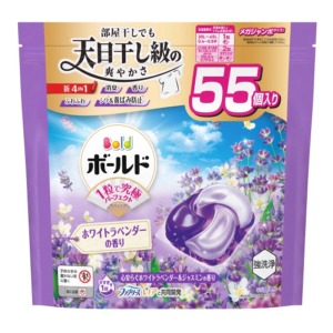 Ｐ＆Ｇ　ボールド　ジェルボール４Ｄ　ホワイトラベンダー＆ジャスミンの香り　つめかえメガジャンボサイズ５５個