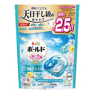 Ｐ＆Ｇ　ボールドジェルボール　４Ｄ爽やかフレッシュフラワーサボンの香りつめかえハイパージャンボ２８個