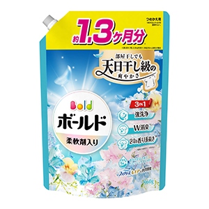 Ｐ＆Ｇ　ボールドジェル 爽やかフレッシュフラワーサボンの香りつめかえ用超ジャンボ９６０Ｇ