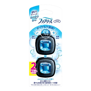 Ｐ＆Ｇ　ファブリーズイージークリップ微香ふんわりシャボンのそよ風２個パック