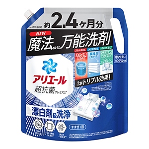 Ｐ＆Ｇ　アリエールジェルつめかえ超ウルトラジャンボサイズ１７２０ｇ