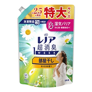 Ｐ＆Ｇ　レノア　超消臭１ｗｅｅｋ　部屋干しおひさまの香りつめかえ用特大サイズ７７０ｍｌ