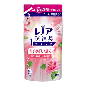 Ｐ＆Ｇ　レノア　超消臭１ｗｅｅｋ　みずみずしく香るフローラル＆ピーチの香りつめかえ用３４０ｍｌ