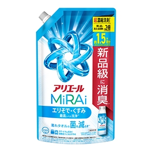 Ｐ＆Ｇ　アリエールミライ超濃縮つめかえ特大４８０Ｇ