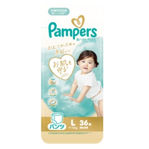 Ｐ＆Ｇ　パンパース 肌へのいちばんパンツ スーパージャンボ　Ｌサイズ３６枚