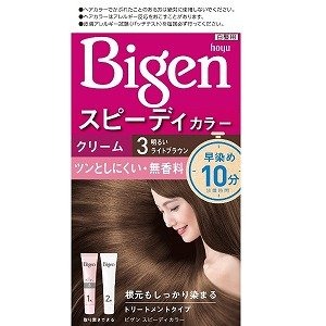 ホーユー　ビゲン　スピーディカラー　クリーム３　明るいライトブラウン ８０ｇ