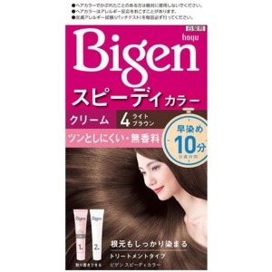 ホーユー　ビゲン　スピーディカラー　クリーム４　ライトブラウン８０ｇ
