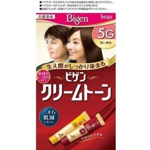 ホーユー　ビゲンクリームトーン　５Ｇ　深い栗色