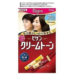 ホーユー　ビゲンクリームトーン　７Ｇ　自然な黒褐色