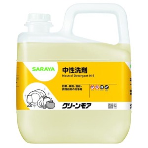 サラヤ　中性洗剤 クリーンモア 5kg 食器用洗剤　業務用