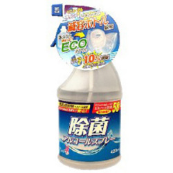 友和　ティポス　除菌アルコールスプレー　減容ボトル本体　420ｍｌ