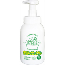 ミヨシ石鹸　家族のせっけん　泡のボディソープ　ポンプ 600ｍｌ