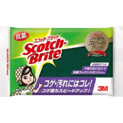住友スリーエム　スコッチブライト 抗菌ウレタンスポンジ たわしS 1個入りS-21KS
