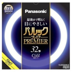 パナソニック　蛍光灯丸形 パルック プレミア32形 クール色 1個