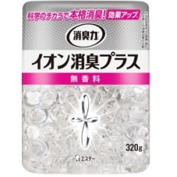 エステー  消臭力クリアビーズ　イオン消臭プラス　本体　無香料　320ｇ