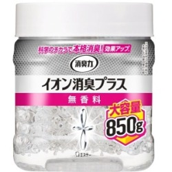 エステー　消臭力クリアビーズ　イオン消臭プラス大容量本体無香料８５０ｇ
