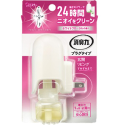 エステー　消臭力プラグタイプ　本体　ホワイトフローラルの香り２０ｍｌ