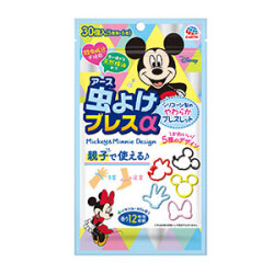 アース製薬  虫よけブレスα　ミッキー＆ミニー３０個入