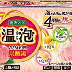 アース製薬　温泡 こだわり桃炭酸湯 45g×20錠入