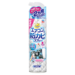 アース製薬　らくハピ　エアコンの防カビスプレー無香性３５０ｍｌ