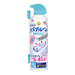 アース製薬　らくハピ　くるくるバブルーン　お風呂まるごと　泡スプレー３６０ｍｌ