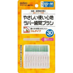 エビス デイリー・ラバー歯間ブラシ  SS-M 30本入