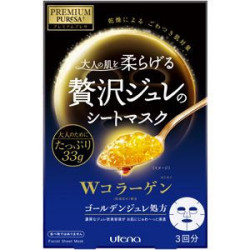 ウテナ　プレミアムプレサ ゴールデンジュレマスク コラーゲン　3枚入