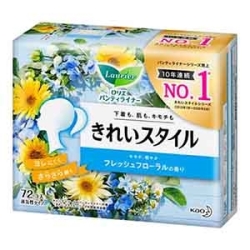 花王　ロリエ　きれいスタイル フレッシュフローラルの香り 72個入