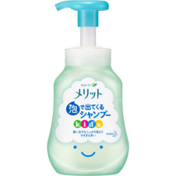 花王　メリット　泡で出てくるシャンプー　キッズ　ポンプ 300ｍｌ