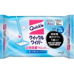 花王　クイックルワイパー 立体吸着　ウエットシート16枚入