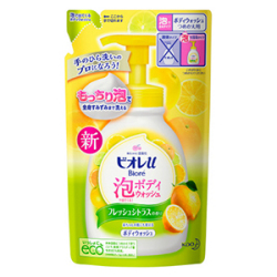 花王  ビオレｕ　泡で出てくるボディウォッシュ　フレッシュシトラスの香り　つめかえ用　480ml