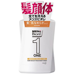 花王　メンズビオレＯＮＥ　オールインワン全身洗浄料髪肌なめらかタイプ本体４８０ｍｌ