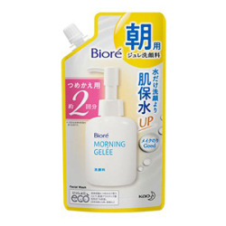 花王　ビオレ モーニングジェル 朝用ジュレ洗顔料つめかえ１６０ｍｌ